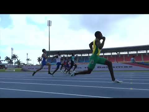 CARIFTA50: 100m U-17 Boys Heat 1 | SportsMax TV
