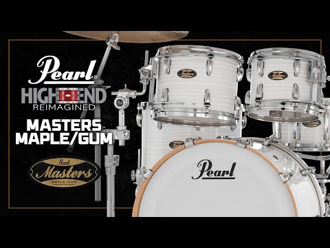 Pearl Masters Maple Gum 22' Black Diamond image 15