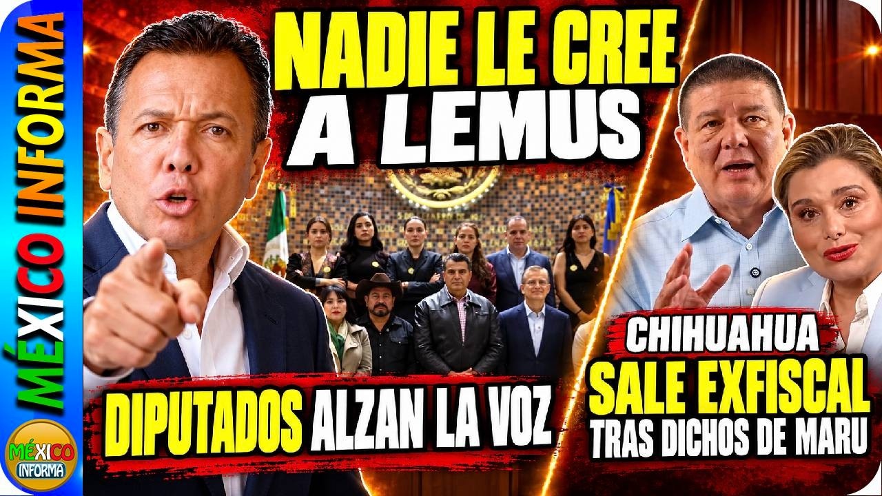 NADIE LE CREE A LEMUS.DIPUTADOS DE JALISCO ALZAN LA VOZ. SALE EX FISCAL DE CHIHUAHUA, ESTO DICE MARU