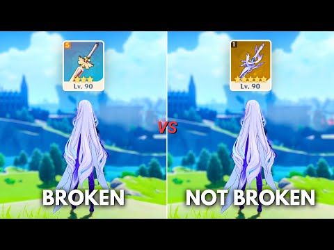 Best F2P Weapon for Skirk?? 3 STAR vs 5 STAR !! [ GENSHIN IMPACT ]