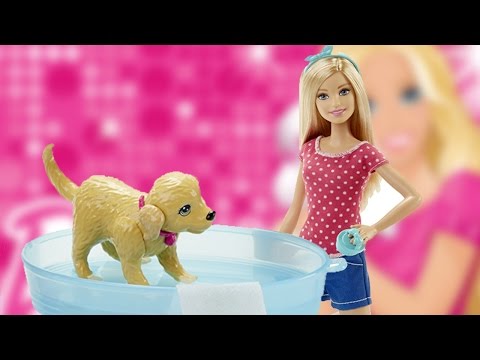 Лялька Barbie "Веселе купання цуценя" (DGY83)
