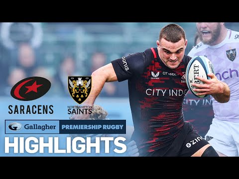 Saracens v Northampton - HIGHLIGHTS | Earl Stars in Instant Classic! | Gallagher Premiership 2022/23