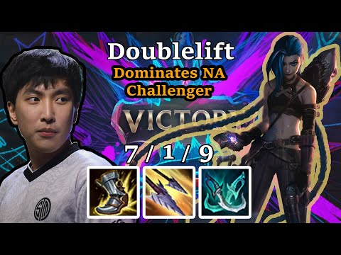 Doublelift Dominates NA Challenger Rank with Insanely Strong Jinx! 🔥