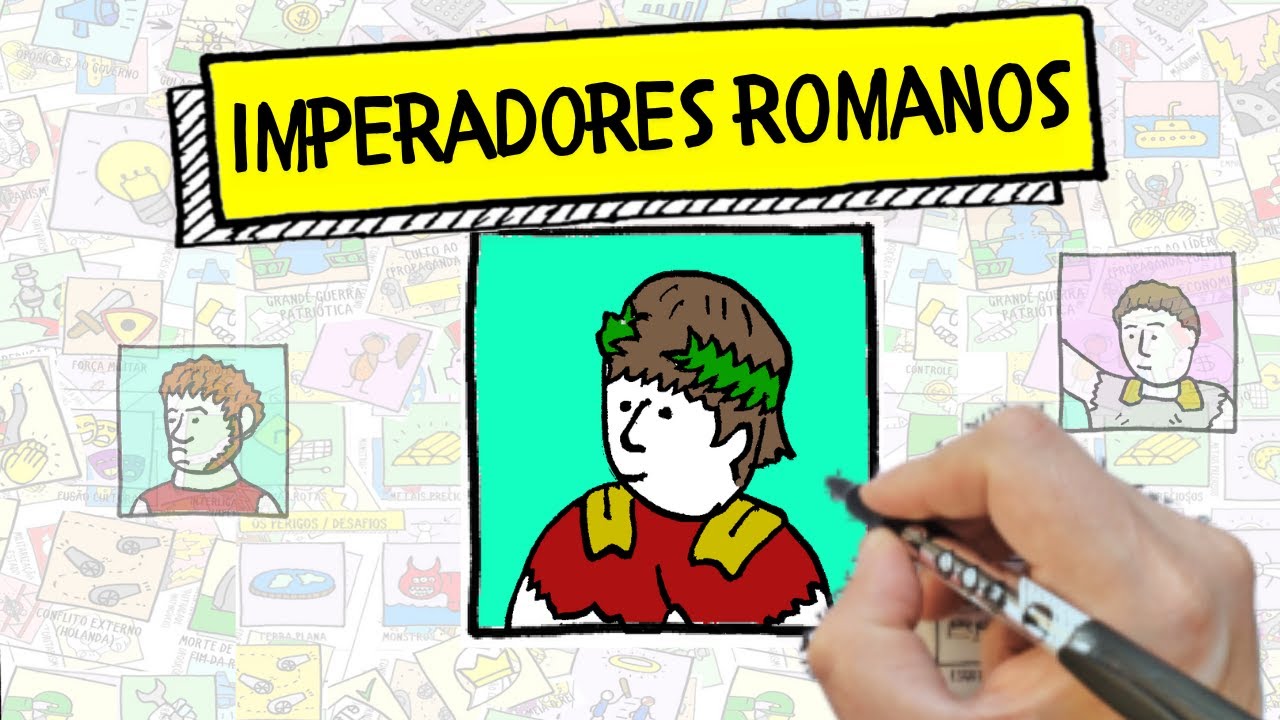 IMPERADORES ROMANOS - Resumo Desenhado