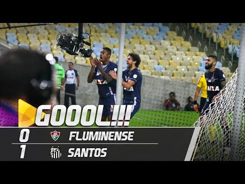 Fluminense 0 x 1 Santos | GOL | Brasileirão (13/06/18)