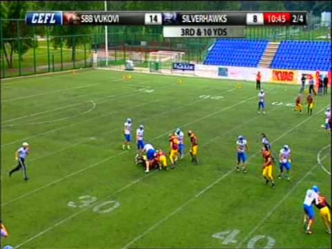 CEFL 2014 SBB Vukovi Beograd vs. Ljubljana Silverhawks 1.6.2014. 48:20 1/2