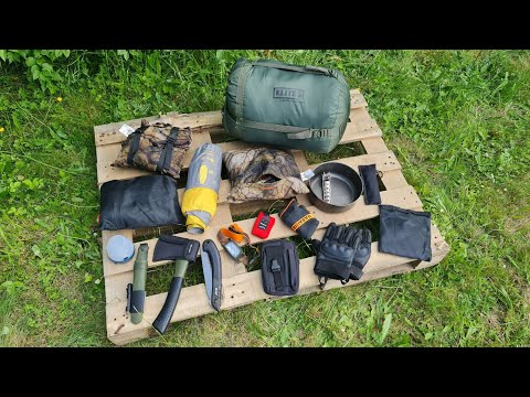 Bushcraft Ausrüstung vom 48H Overnighter - Decathlon, Snugpak, Mil-Tec, BW, Amazon | Gear #1