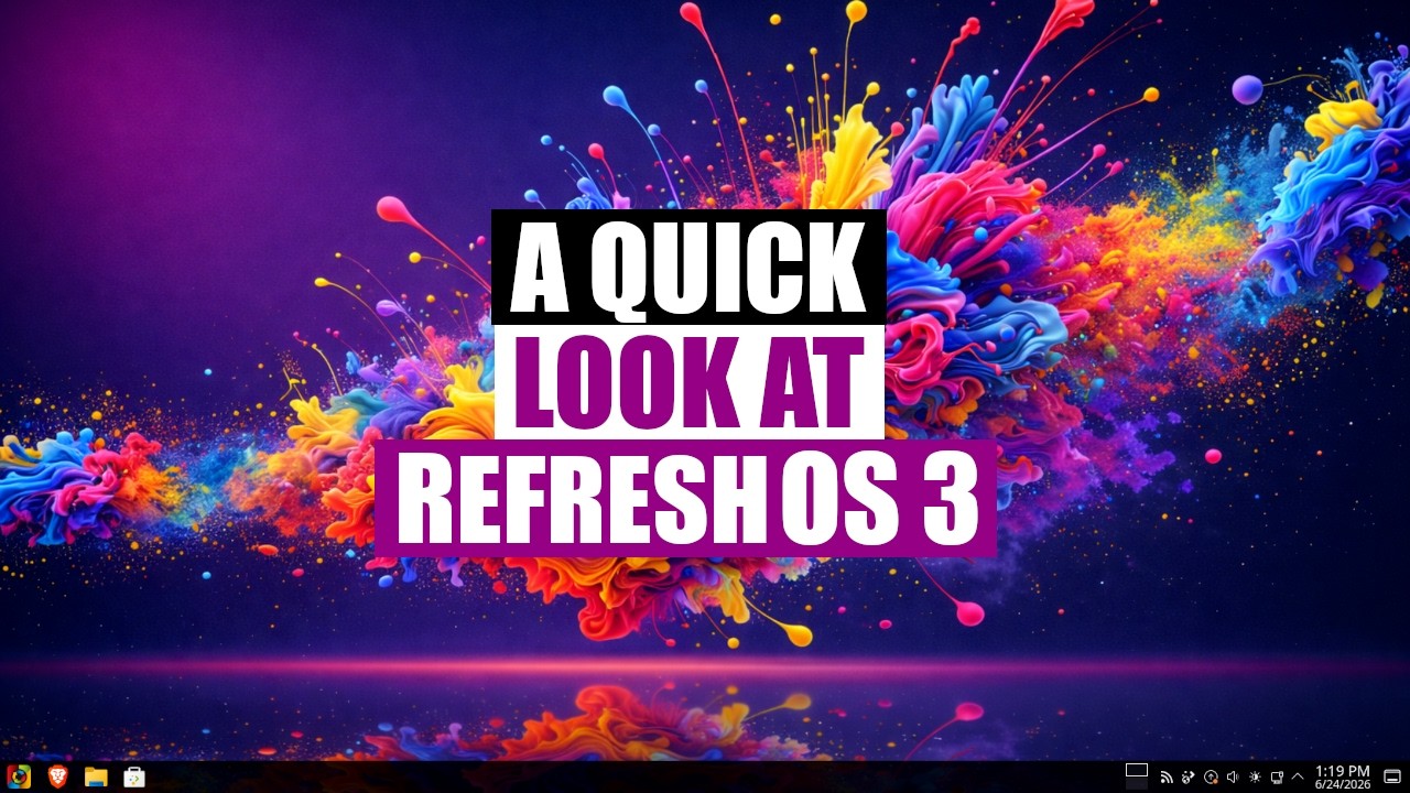 RefreshOS Combines Debian Stability With KDE Beauty