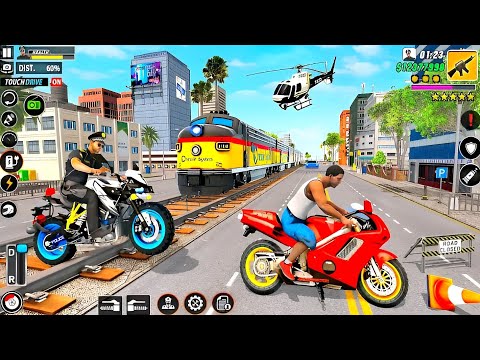 Police Bike Simulator Games - Police Motor Bike Crime Chase - Android Gameplay #1