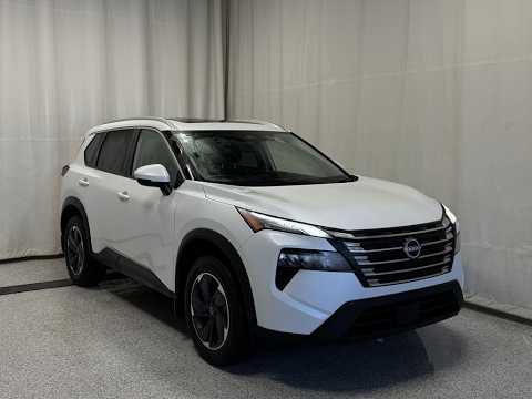 2024 Nissan Rogue AWD SV Moonroof in White for sale at Park Mazda in Sherwood Park, AB