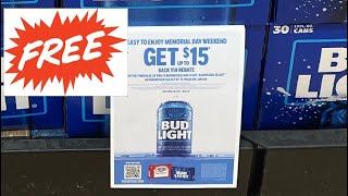 Bud Light rebate (Free beer again) will save 4th of July Sales