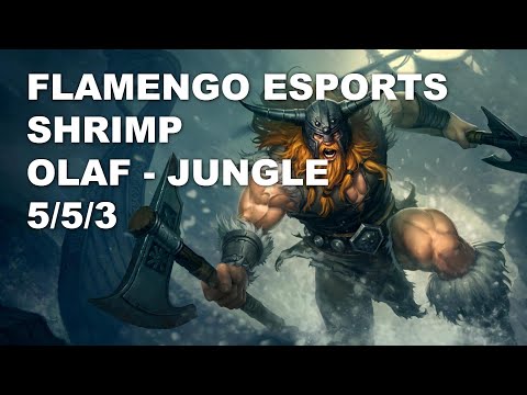 Flamengo eSports Shrimp Jungle Olaf vs Elise - KR Grandmaster Patch 10.8