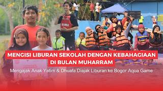Sambut Tahun Baru Islam, Mengajak anak yatim & dhuafa bermain di Bogor Aqua Game