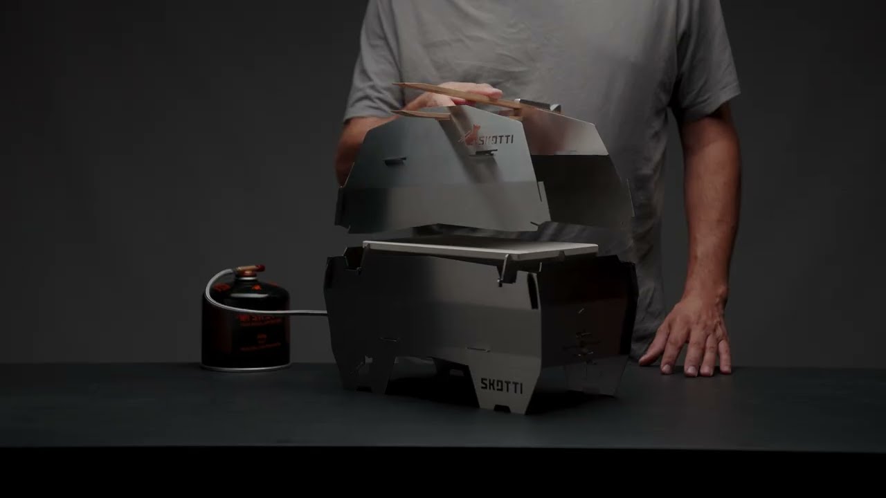 Skotti Grillwender Flip, Grau