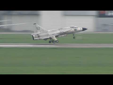 Dny NATO 2021 - sestřih příletů a nácviků Švédského letectva