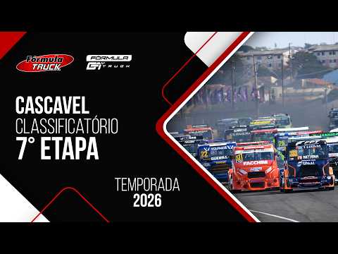 FÓRMULA TRUCK 7º ETAPA | CASCAVEL - CLASSIFICATÓRIO  | 2026 AO VIVO | GT