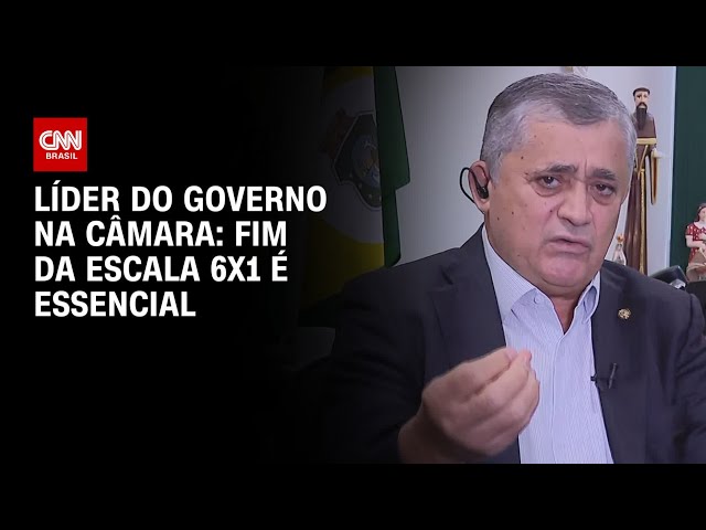 José Guimarães afirma que o fim da escala 6X1 é essencial  | BASTIDORES CNN