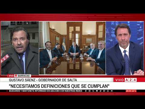 📢  GUSTAVO SÁENZ - GOBERNADOR DE SALTA: "HAY HIPOCRECÍA HACIA LOS GOBERNADORES"