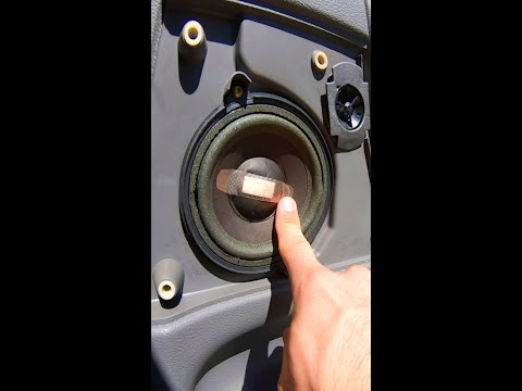 How not to fix a car speaker