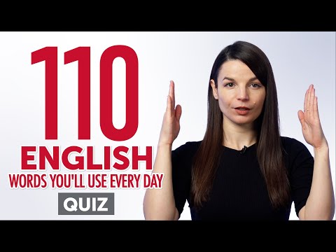Quiz | 110 English Words You'll Use Every Day - Basic Vocabulary #51