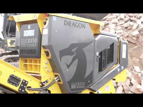 Transforming Waste into Resource: The Dragon Equipment CR450 Crusher Demo