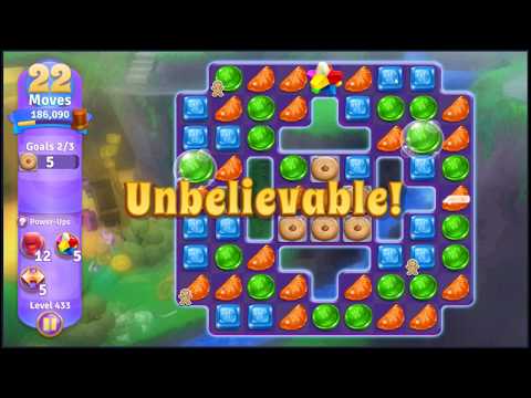 Wonka's World of Candy Level 433 - NO BOOSTERS + FULL STORY 🍫 | SKILLGAMING ✔️