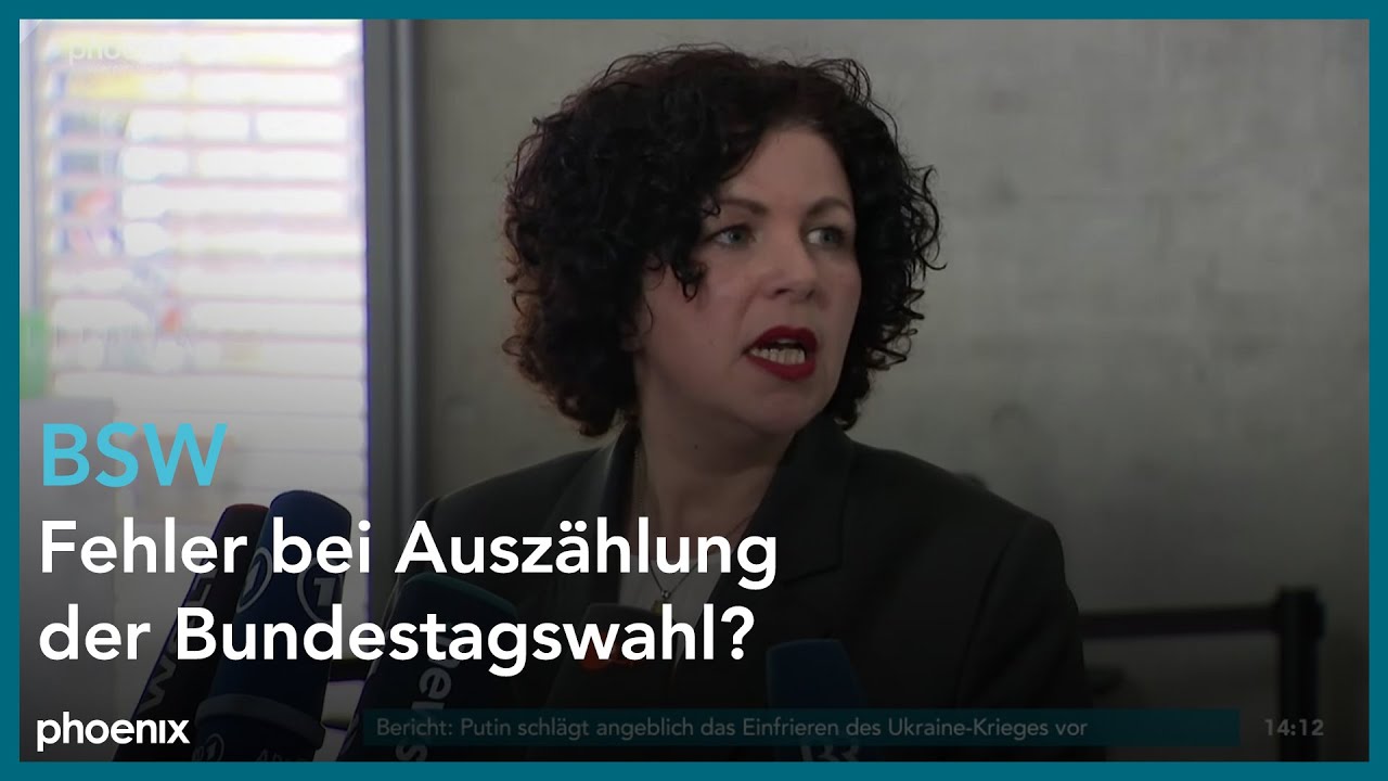 Amira Mohamed Ali zum Einspruch des BSW gegen das Bundestagswahlergebnis am 23.04.25
