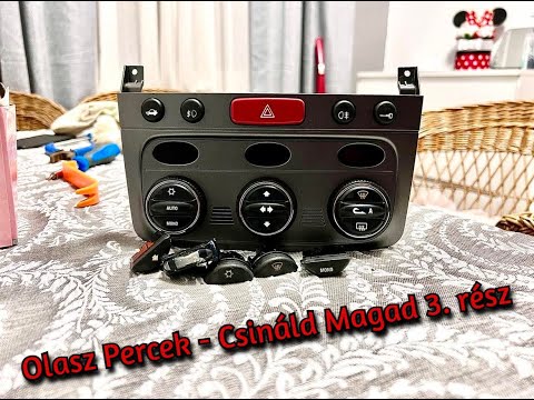 Olasz Percek - Csináld Magad 3. rész Alfa GT/147 Fűtéskapcsoló/Klímapanel és Elakadásjelző felújítás
