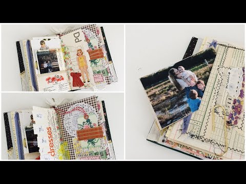 junk journal with me  process video ideas tips