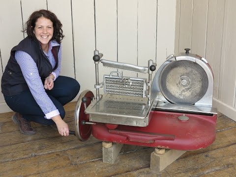 Original Retro Butchers Berkel and Parnalls Meat Or Bacon Slicer