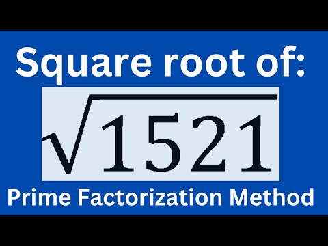 Square Root of 1521