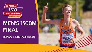 Download lagu 51.35 last lap from Niels Laros! ⚡ Men's 1500m final | Jerusalem 2023 mp3