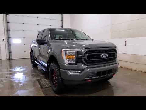 2021 Ford F-150 XLT 4WD SuperCrew 5.5' Box in Gray for sale at Indian Head Chrysler Dodge Jeep Ram Ltd. in Indian Head, SK