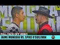 JAIME MUNGUIA & SPIKE O'SULLIVAN GO FACE TO FACE IN SAN ANTONIO TO ANNOUNCE MUNGIA VS O'SULLIVAN