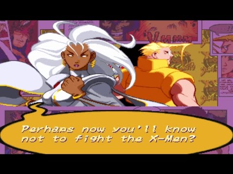 X-Men VS Street Fighter - Charlie/Storm - Expert Difficulty Playthrough