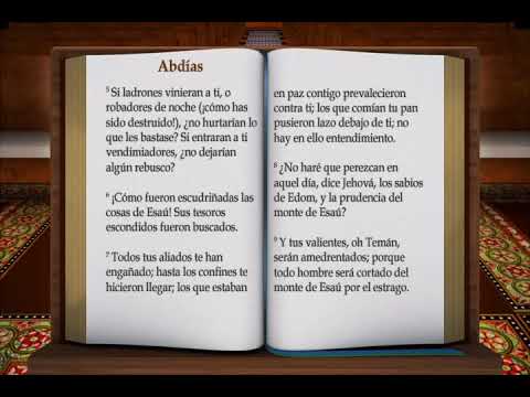 31  LA BIBLIA ABDIAS COMPLETO REINA VALERA ANTIGUO TESTAMENTO