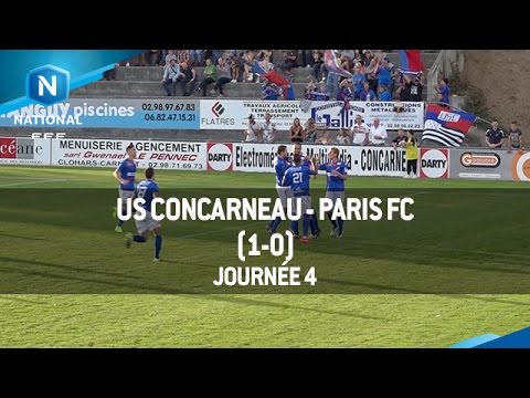J4 : US Concarneau - Paris FC (1-0), le résumé
