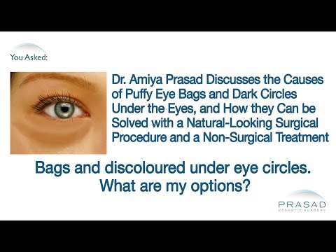 The Causes of Puffy Eye Bags & Dark Circles, & How they Are Addressed Separately