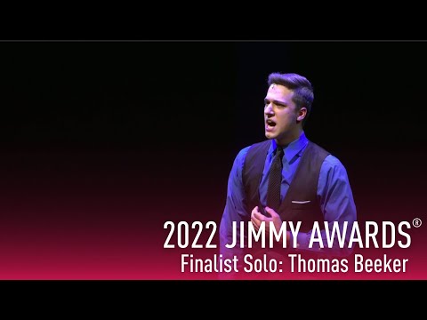 2022 Jimmy Awards Solo Performance - Thomas Beeker