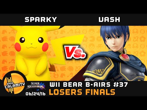 WBB #37 | Sparky (Pikachu) vs TL|BC Vash (Marth) - Losers Finals - Smash Wii U