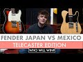 Fender Japan Vs Mexico - TELE EDITION