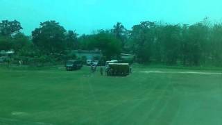 preview picture of video 'Balurghat Airport Helicopter Landing (21.05.2014)'
