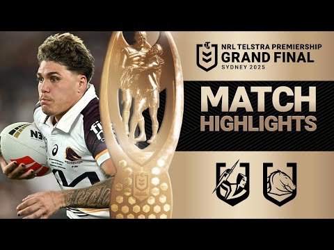 NRL Highlights | 2025 NRL Match Highlights | Storm v Broncos | Grand Final