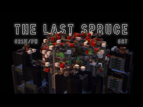 621k logs/h - 8gt Giant Spruce Tree Farm - [1.16+]