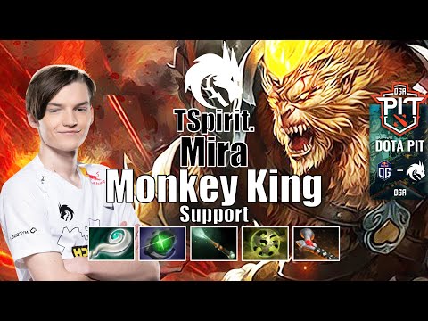 OG vs SPIRIT | MIRA INSANE MONKEY KING POS 4 SUPPORT TRUE MVP | OGA DOTA PIT S5 EUROPE
