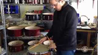 Product Spotlight: Black Swamp Sound Signature Custom Multisonic Walnut Stave Snare Drum