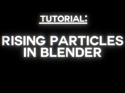 [QUICKTIP] RISING PARTICLES in blender | quicktip #8