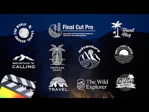Travel Titles and Lower Thirds / Final Cut Pro Templates