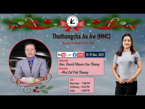 REV.DAVID HLAWN CEU THANG: ZUMTU TISA MI THEIHTHEI DAN