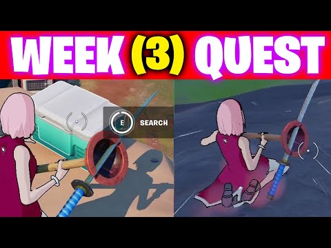 All Week 3 Season Quest Guide in Chapter 3 Season 1 (week 3 Challenges)
